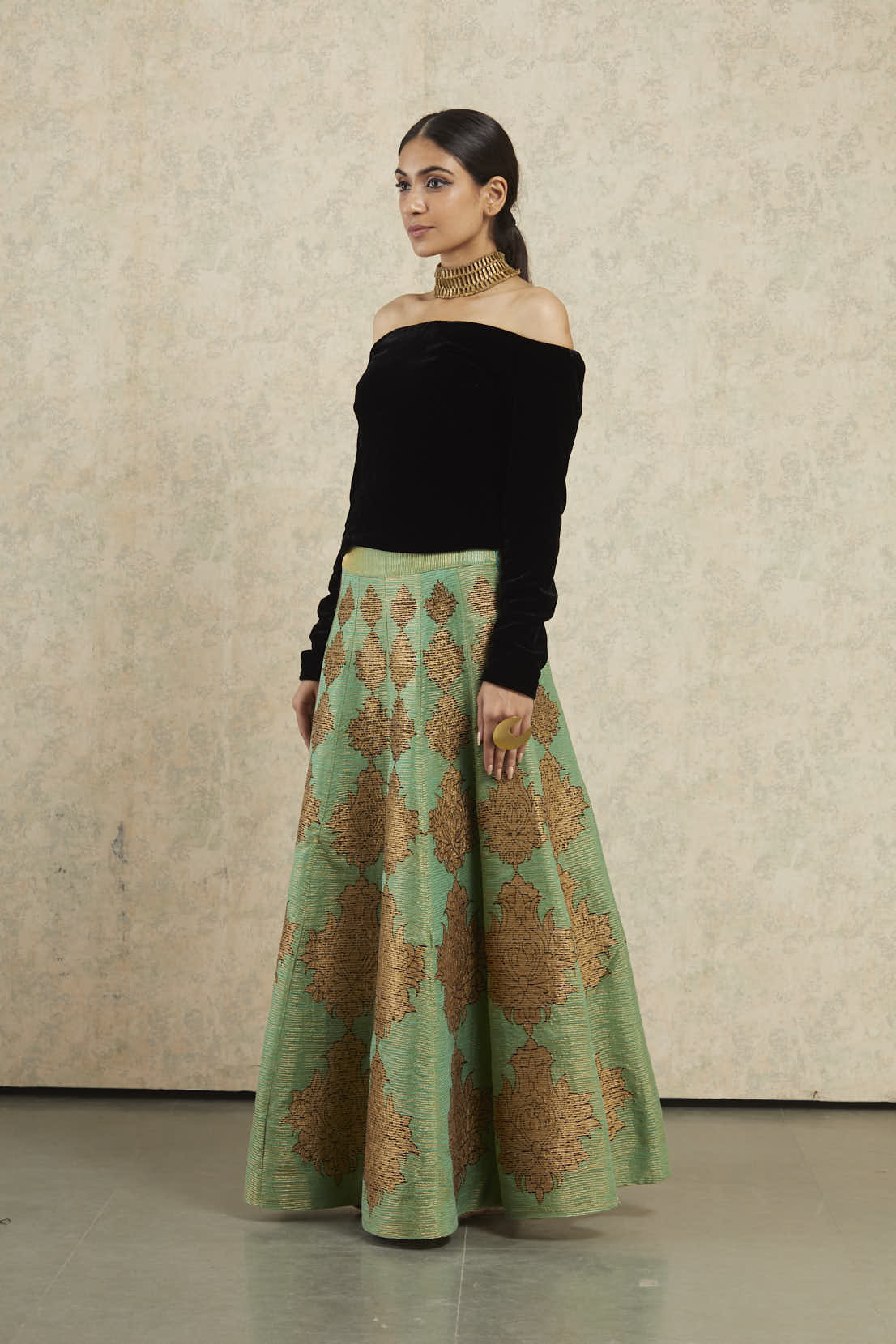 Gold Dust - Mint Zari